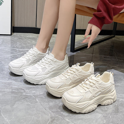 Women's New Casual All-match Sports Platform Shoes With Thick Sole