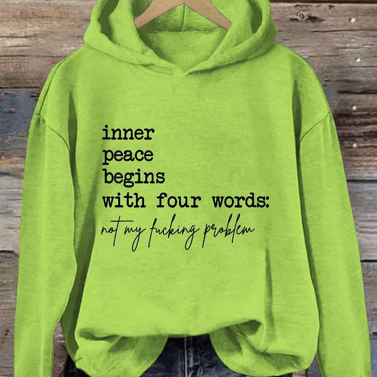 Inner Peace Begins With Four Words