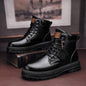 Men's Boots Plus Size Vintage Leather Worker Boot