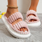 Soft And Comfortable Lamb Wool Women's Cotton Slippers