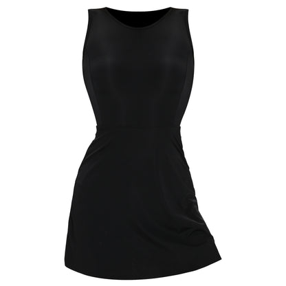 Ice Silk Nylon Women's Sleeveless Sports Dress