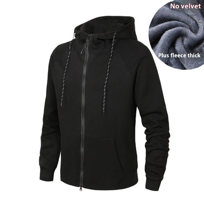 Men's Fashion Casual Pullover Hooded Zipper Sports Sweater